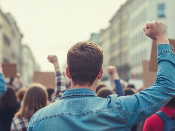 Warszawskie protesty: Marsz przeciw imigracji z płonącą flagą UPA