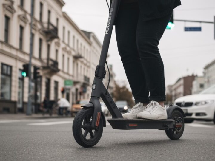 Pijany kierowca hulajnogi upada po zaledwie dwóch metrach jazdy!