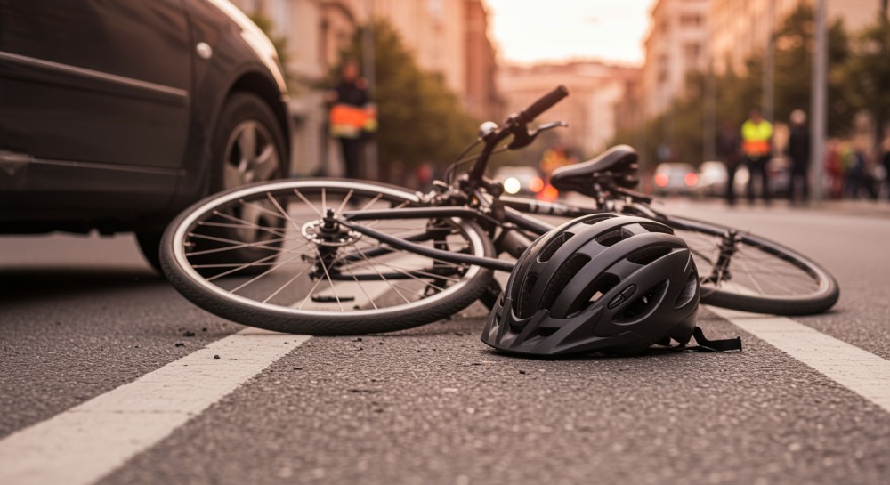 Pijany kierowca potrącił rowerzystę i uciekł – tragiczne konsekwencje w Cegielni