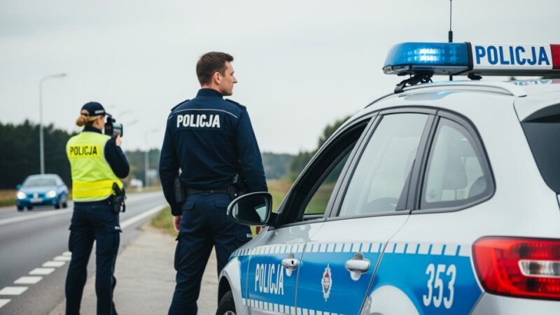 Pijany kierowca tira zatrzymany w Tarczynie – błyskawiczna interwencja policji i surowy wyrok!