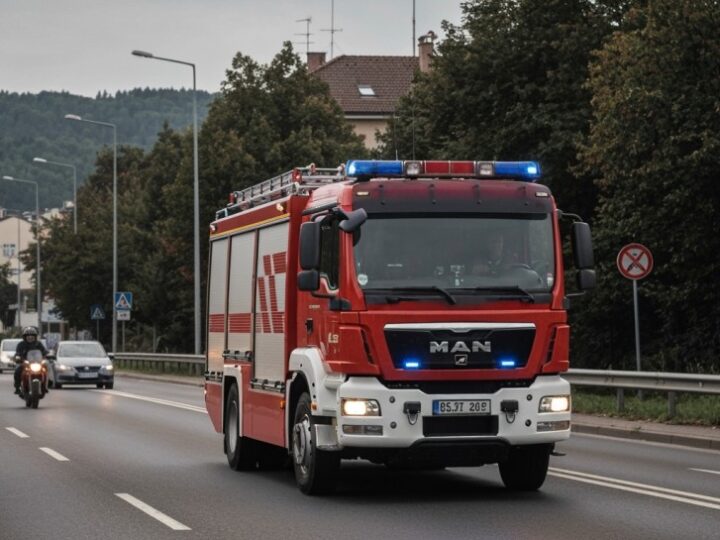 Wielki pożar opuszczonej willi w Warszawie: Służby w akcji, kierowcy w korkach!