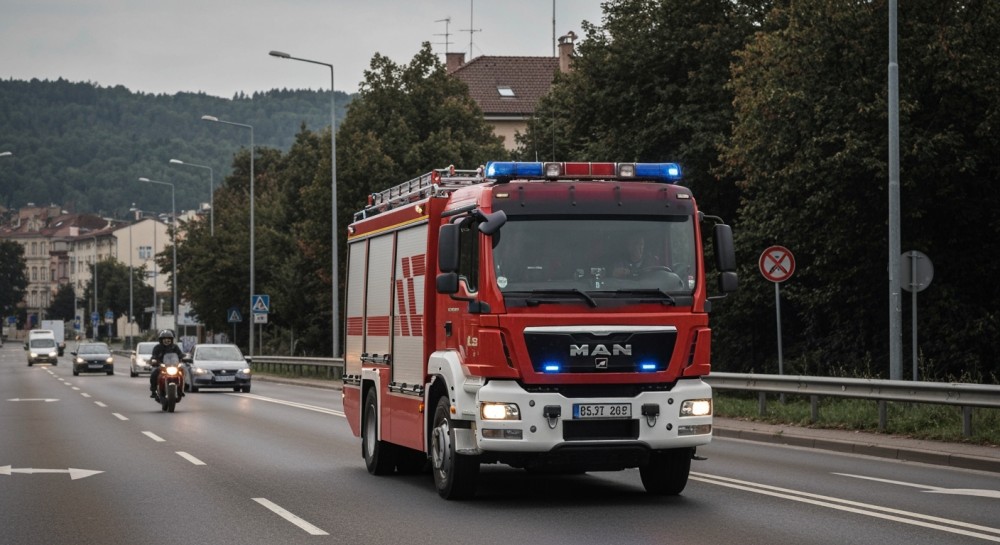 Wielki pożar opuszczonej willi w Warszawie: Służby w akcji, kierowcy w korkach!