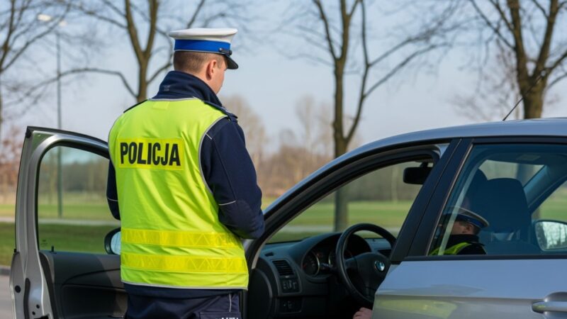 Pijany kierowca na krajowej siódemce – policja w akcji!