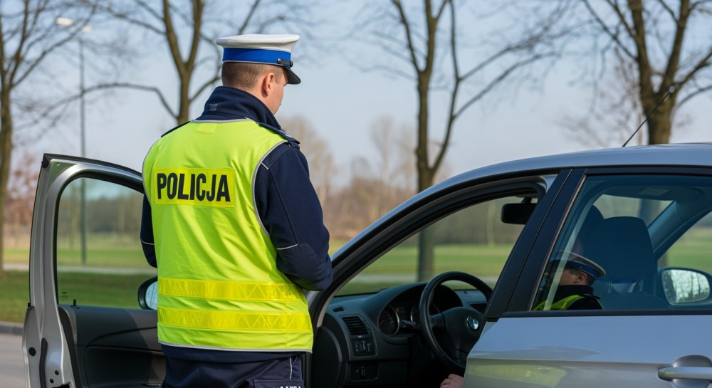 Pijany kierowca na krajowej siódemce – policja w akcji!