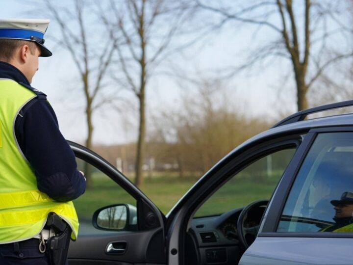 Policjanci po służbie uratowali życie, zatrzymując pijanego motorowerzystę w Puszczy Mariańskiej