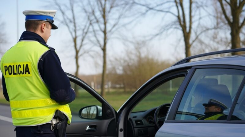Policjanci po służbie uratowali życie, zatrzymując pijanego motorowerzystę w Puszczy Mariańskiej