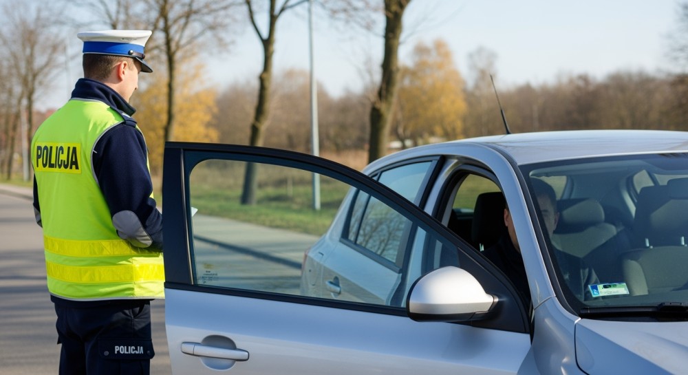 Policjanci po służbie uratowali życie, zatrzymując pijanego motorowerzystę w Puszczy Mariańskiej