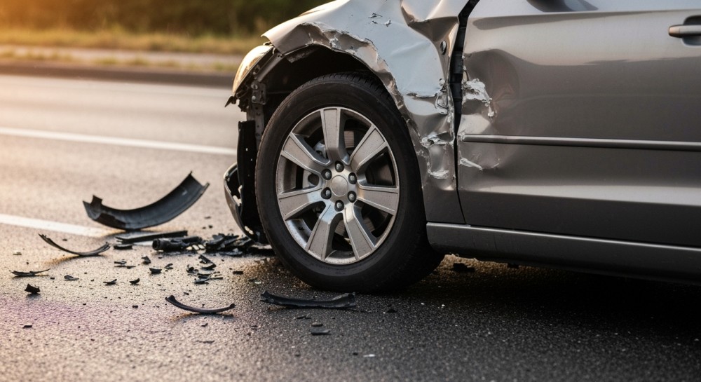 Policjant na służbie ujął niebezpiecznego kierowcę po dramatycznej kolizji!