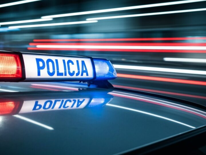 Pijany kierowca uderzył w latarnię na Grodziskiej