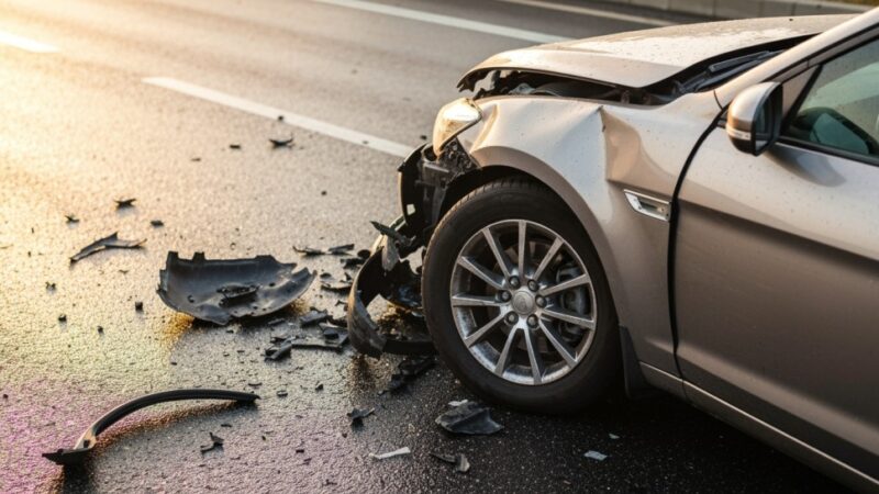 Wypadek drogowy w Sieluniu: dwóch kierowców zaangażowanych w kolizję