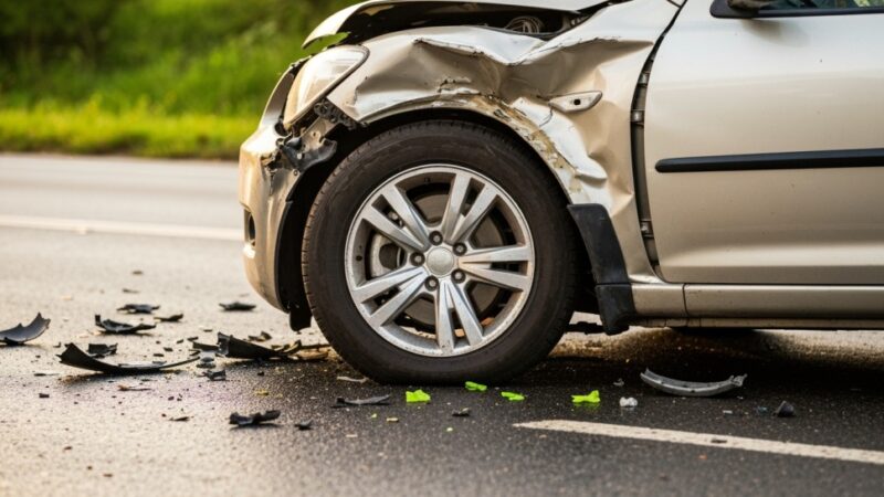 Groźna kolizja w Smrocku – dwie osoby w szpitalu