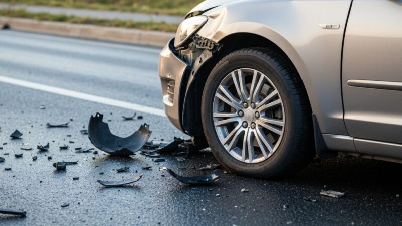 Kierująca Nissanem Micra ranna w wypadku drogowym w Ulaskach