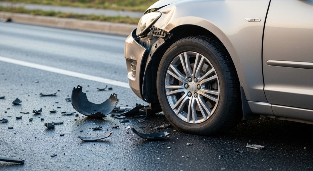 Kierująca Nissanem Micra ranna w wypadku drogowym w Ulaskach