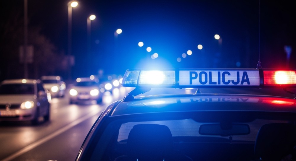 Policja zatrzymała dwóch mężczyzn przy demontażu skradzionego mercedesa