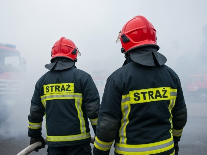 Tragiczny pożar w Łosicach: 77-latek nie żyje, apel o bezpieczeństwo przy ogrzewaniu