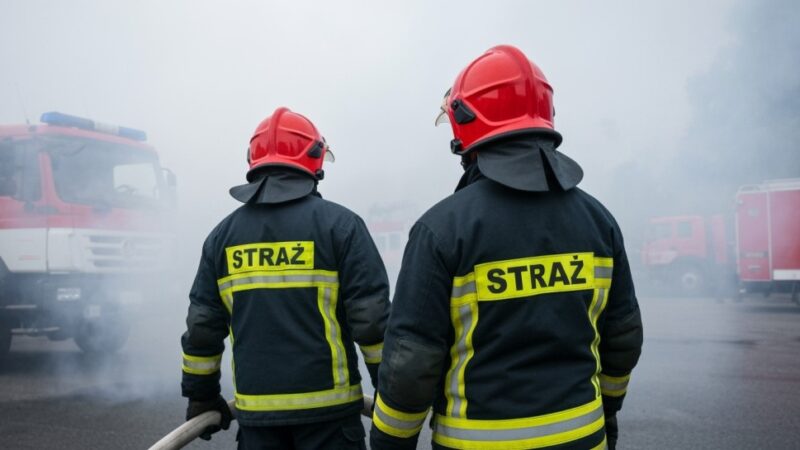 Tragiczny pożar w Łosicach: 77-latek nie żyje, apel o bezpieczeństwo przy ogrzewaniu