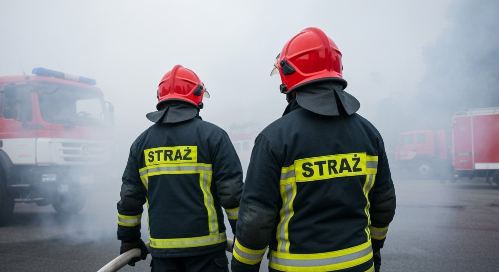 Tragiczny pożar w Łosicach: 77-latek nie żyje, apel o bezpieczeństwo przy ogrzewaniu