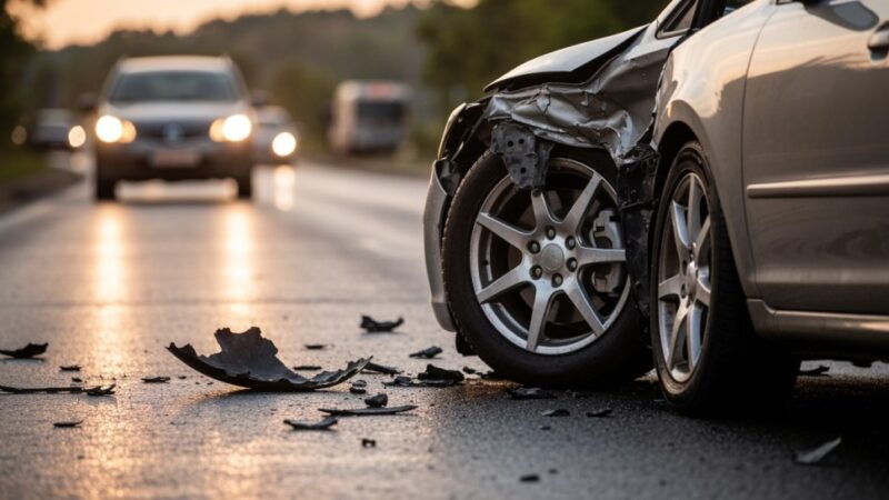 Incydenty drogowe w powiecie węgrowskim: bez obrażeń, ale z niebezpiecznymi sytuacjami