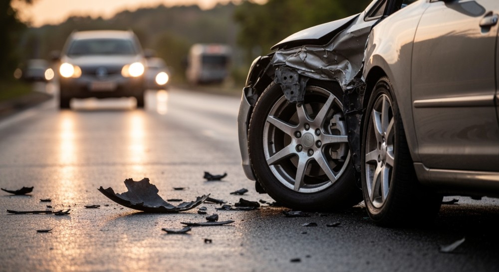 Incydenty drogowe w powiecie węgrowskim: bez obrażeń, ale z niebezpiecznymi sytuacjami