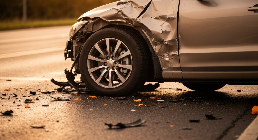 Ciężarówki zderzyły się w Ossie – kierowca w szpitalu