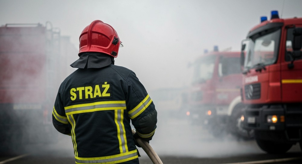 Dzielnicowi uratowali sytuację: pożar w Kisielewie szybko opanowany