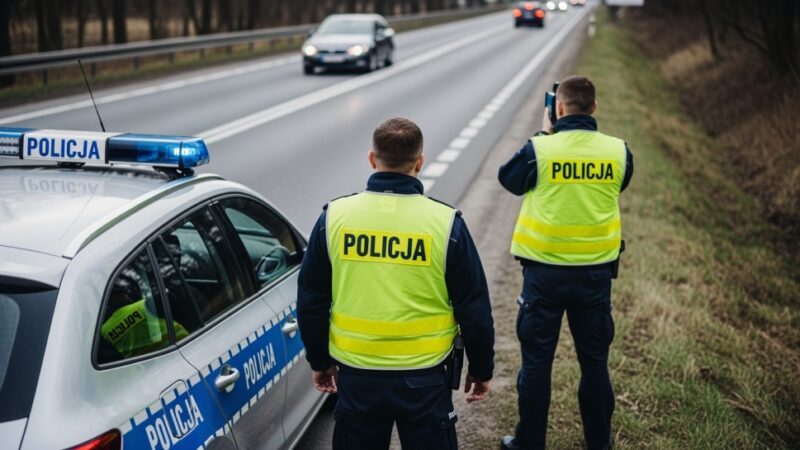 Policja wzmacnia bezpieczeństwo na drogach powiatu przysuskiego w nocy