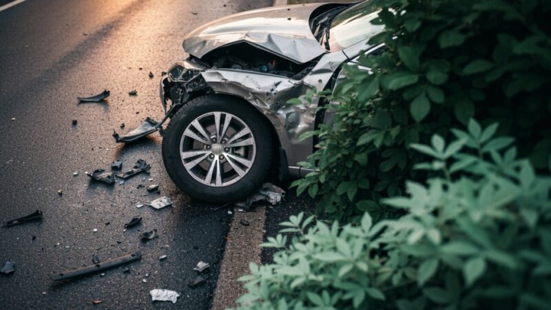 Zderzenie na rondzie w Falęcicach: Dziecko ranne w wypadku