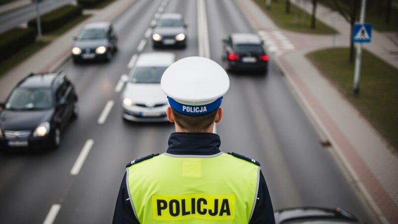 Bezpieczeństwo na drodze: Policja monitoruje wykroczenia z pomocą systemu iCam w Sierpcu