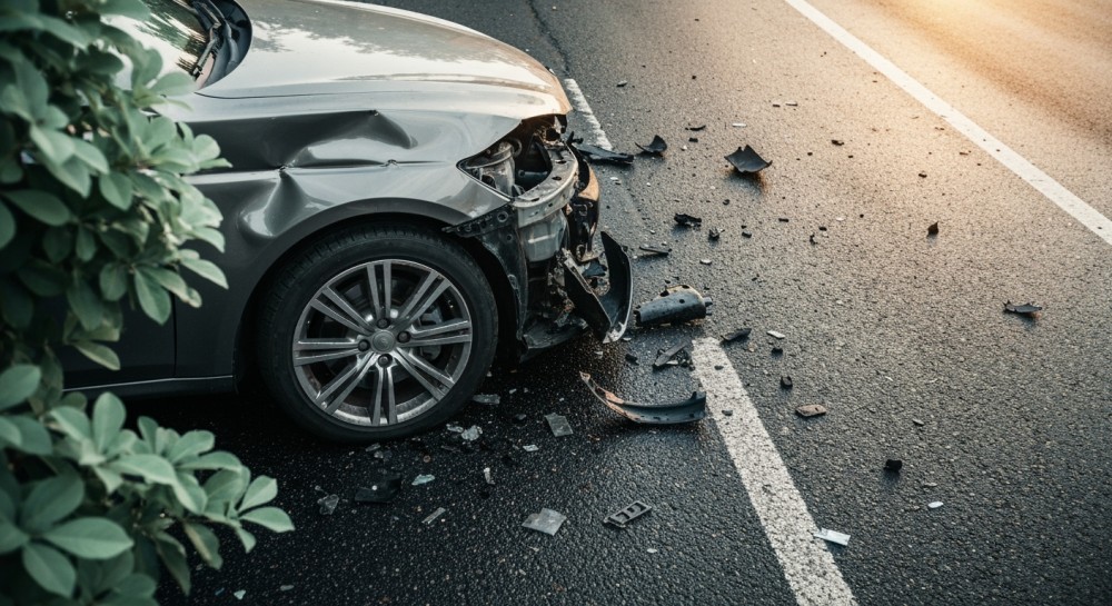 Trzy ranne osoby w wypadku trzech pojazdów w Bieżuniu