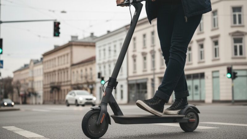 Rodzic ukarany mandatem za brak kasku u dziecka na hulajnodze