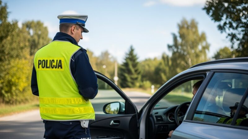 Kierowca z 1,5 promila zatrzymany po błądzeniu po Nadarzynie