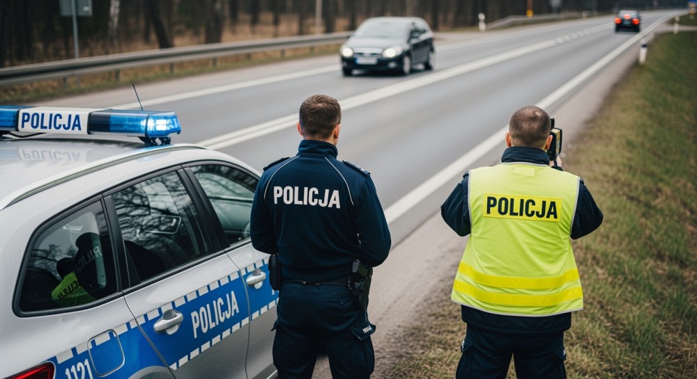Bezpieczniej na drogach: Kontrole drogówki w Lesznowoli