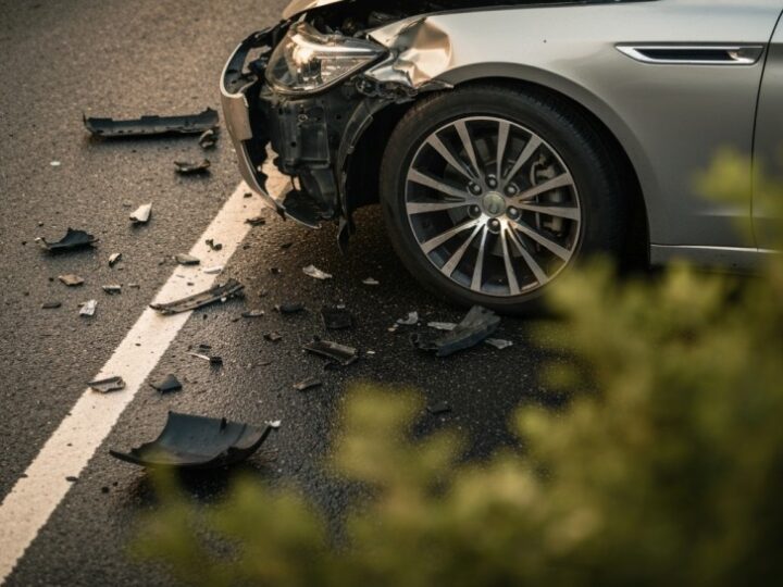 Łoś wpadł w BMW na DK 61: Groźny wypadek z rannymi