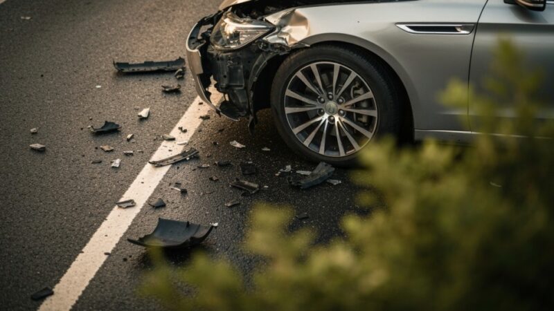 Łoś wpadł w BMW na DK 61: Groźny wypadek z rannymi