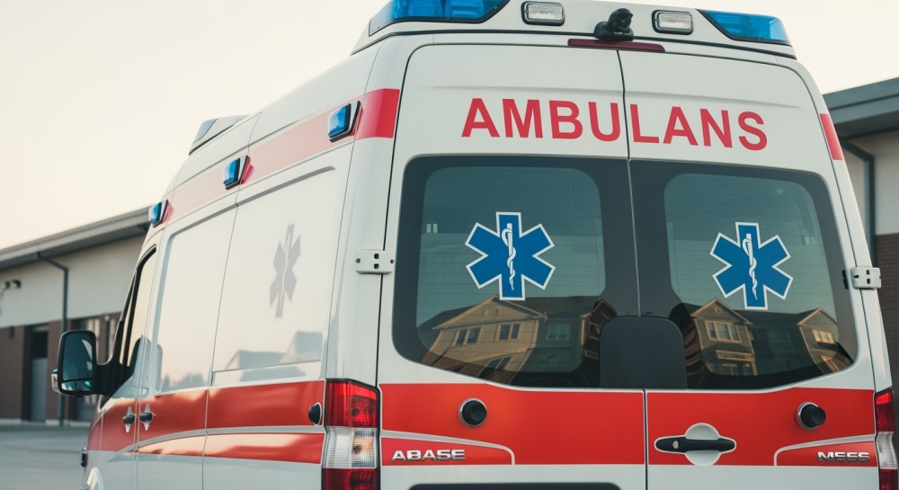 Agresywny pacjent zaatakował medyków i zniszczył karetkę w Pułtusku