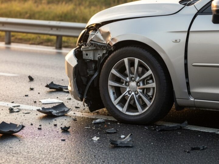 Wypadek drogowy w Popłacinie: Kierująca Toyotą w szpitalu po zderzeniu z ciężarówką