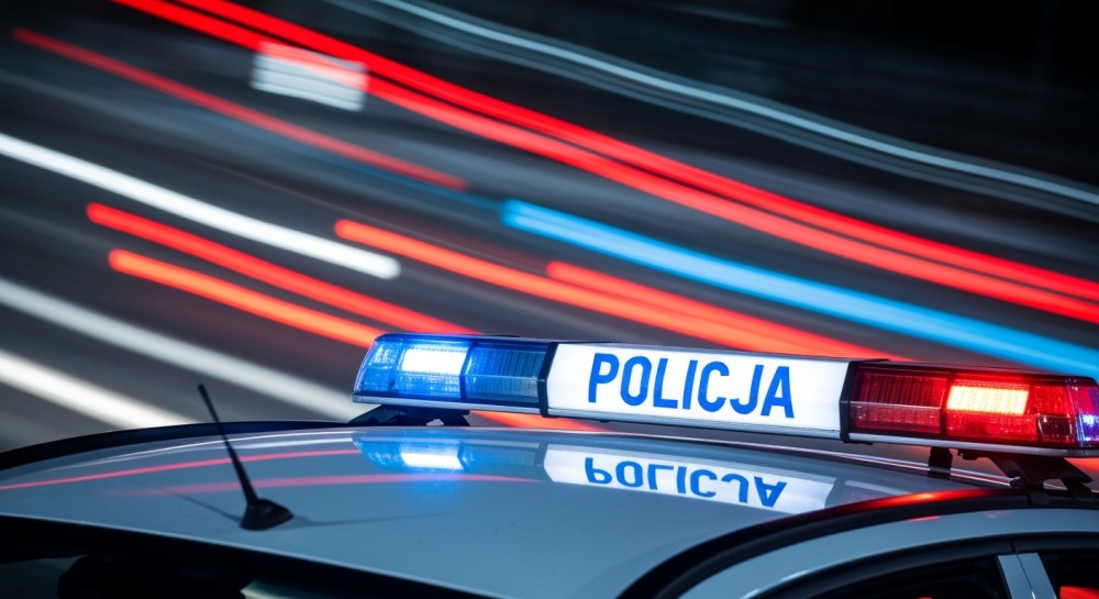 Kierowca bez uprawnień uderzył w hydrant po zignorowaniu znaku zakazu wjazdu