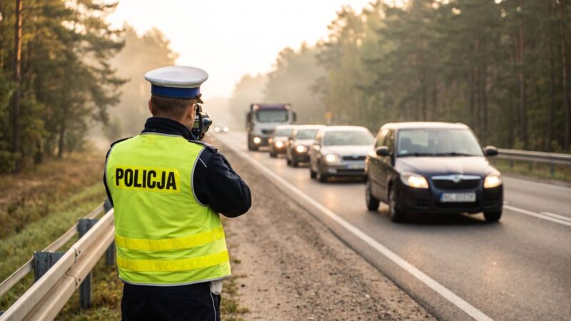 Jesień w polu: Policja ostrzega przed niebezpieczeństwami na drogach