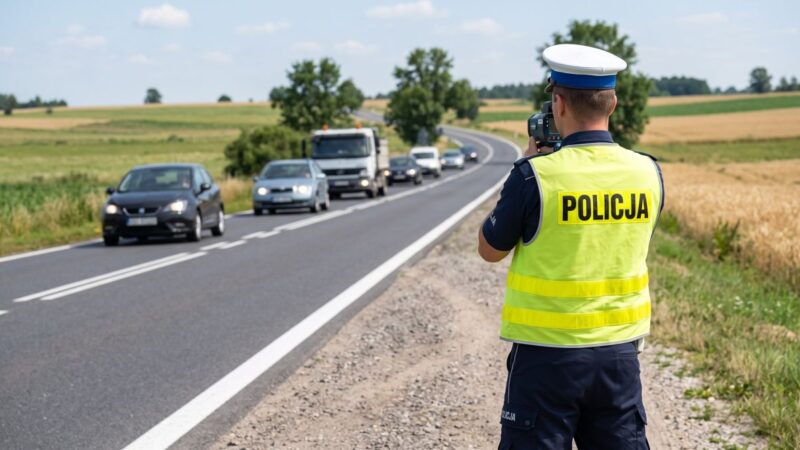 22-latka bez uprawnień do jazdy ucieka przed policją w Zwoleniu