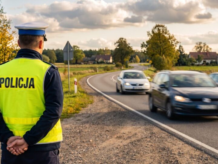 Pościg za pijanym kierowcą. Porzucił Peugeota i uciekał pieszo
