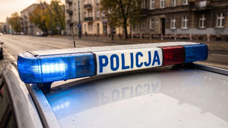 Dron w akcji: Policja monitoruje bezpieczeństwo pieszych na drogach