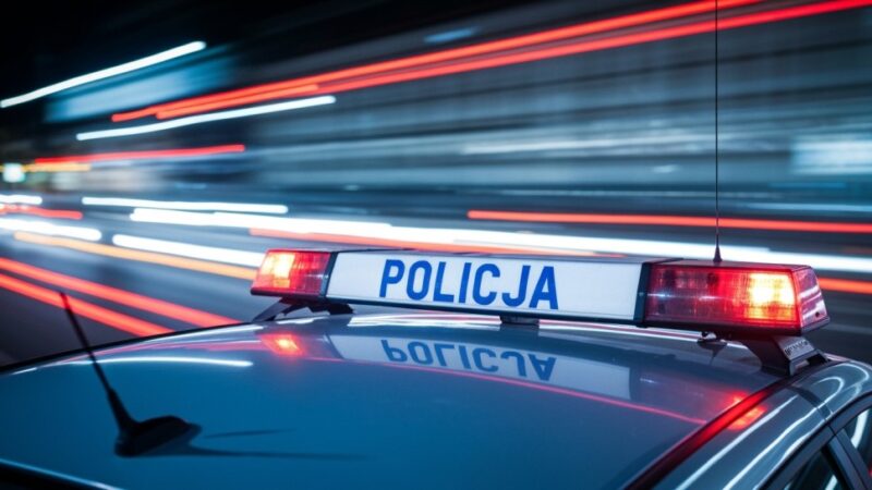 Policjantka edukuje seniorów o bezpieczeństwie na dyżurze w ZUS