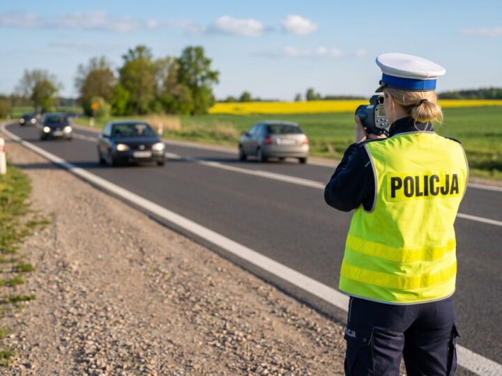 Płocka drogówka w akcji: Kontrola prędkości na lokalnych drogach