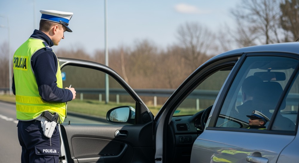 Kierowca z Borowców zignorował kontrolę drogową, płaci 6000 zł mandatu i dostaje 24 punkty karne