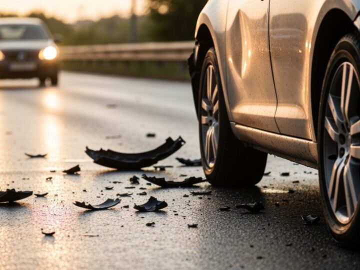 Skoda dachowała w Kadłubówce, dwóch mężczyzn w szpitalu po wypadku