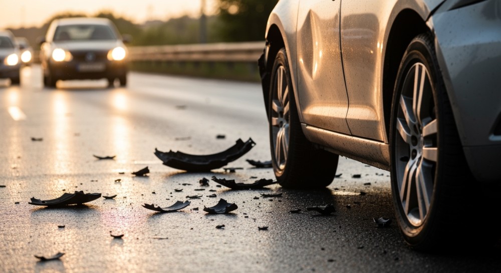 Skoda dachowała w Kadłubówce, dwóch mężczyzn w szpitalu po wypadku