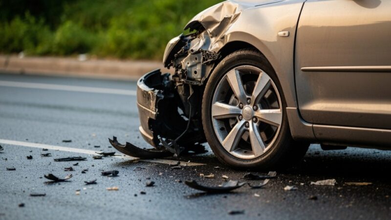 Śmiertelny wypadek w Kodłutowie: 24-letni pasażer BMW nie żyje po zderzeniu z łosiem