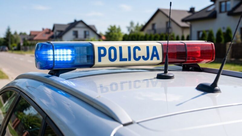 78-latek aresztowany za próbę podpalenia auta przed komendą policji