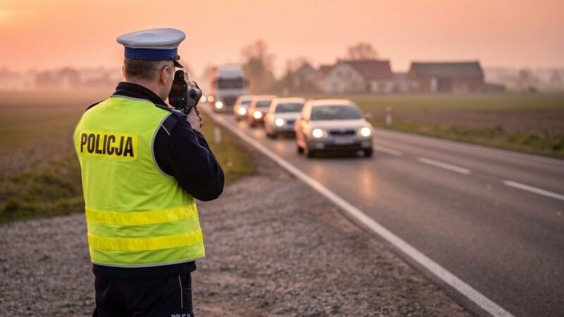 Policjant w drodze na kurs zatrzymał pijanego kierowcę, ratując życie na drodze