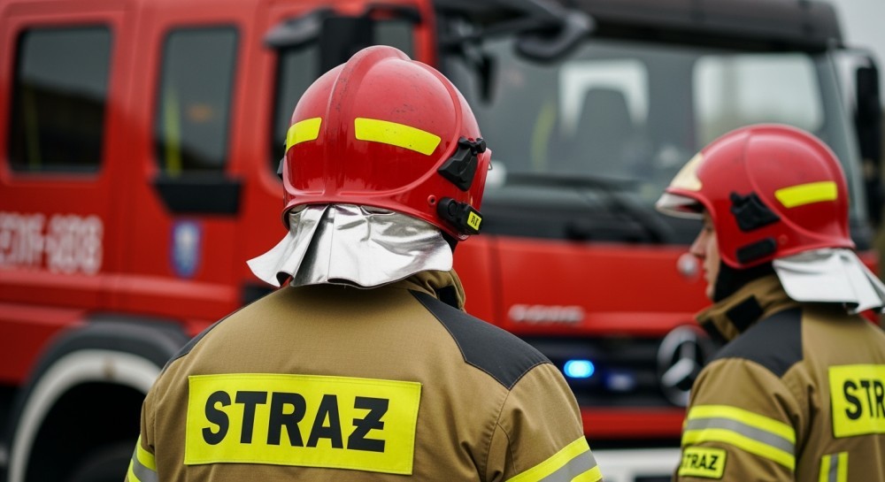 Ewakuacja w Komendzie Policji w Sochaczewie: Ćwiczenia przeciwpożarowe w akcji